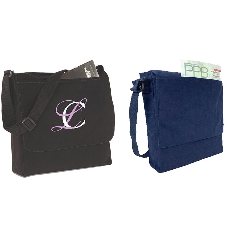 Bulletin Brands: Cotton Messenger Bag Colors