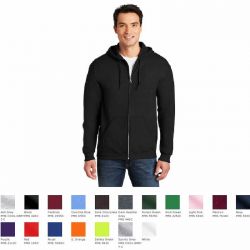 Gildan Mens Heavy Blend Full-Zip Hooded Sweatshirt