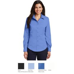 Port Authority Ladies Long Sleeve Non-Iron Twill Shirt