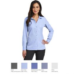 Ladies Red House Nailhead Non-Iron Shirt