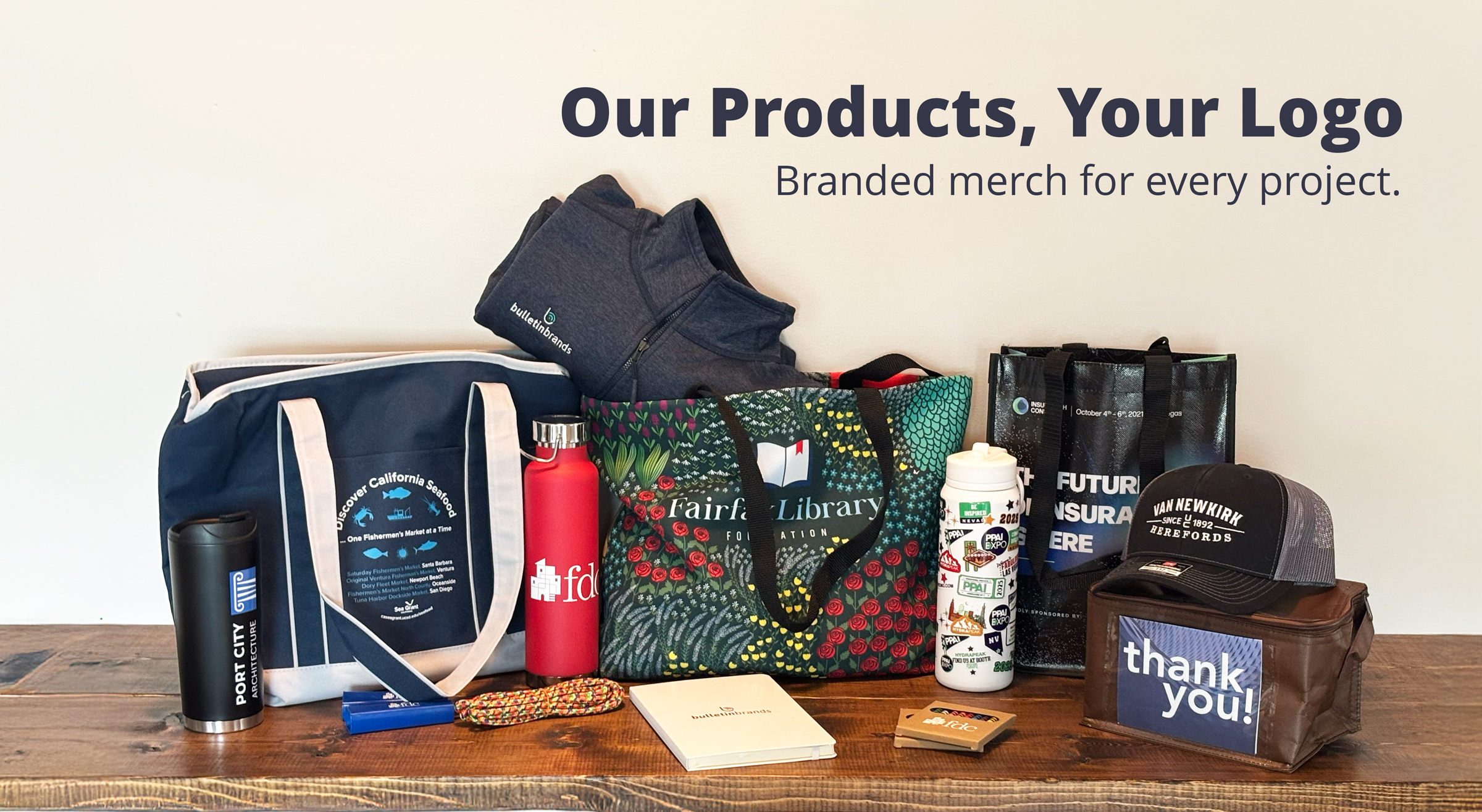 Bulletin Brands - branded promotional products with logo