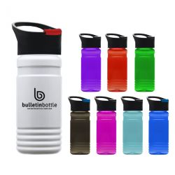 Recycled Water Bottle with Pop Up Lid