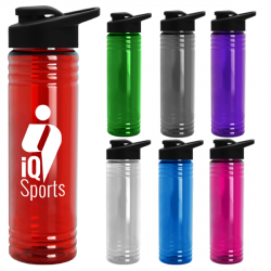 Slender Translucent Bottle with Flip Lid
