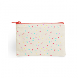 Natural Cotton Zipper Pouch