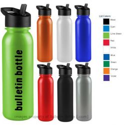 Flip Straw Sports Bottle