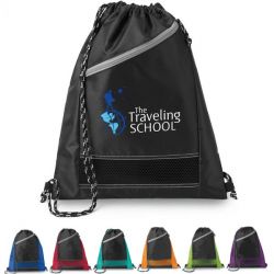 Sporty Cinchpack with Mesh Panel
