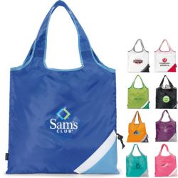 Drawstring Latitudes Foldaway Shopper