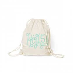 Natural Cotton Drawstring Backpack