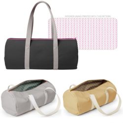 USA Made Canvas Duffel with Branded Lining