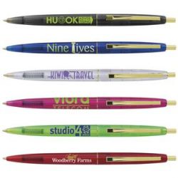 Clear Clics Gold Pen