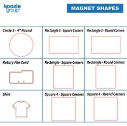 30 Mil Large Stock Shape Magnet