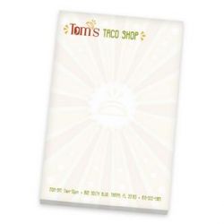 Souvenir 4&quot; x 6&quot; Scratch Pad, 25 Sheet