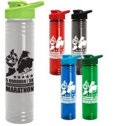Recycled Tall Bottle with Flip Lid
