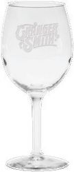 11 Oz. White Wine Glass - Etched