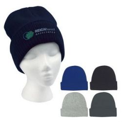 Knit Beanie With Cuff