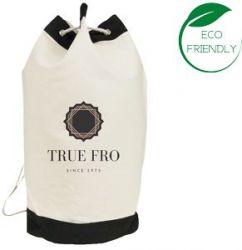 Round Canvas Drawstring Tote