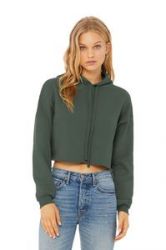 Bella+Canvas® Women's Sponge Fleece Cropped Hoodie