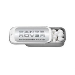 2&quot; X 1&quot; Small Silver Rectangular Slider Tin With Mints