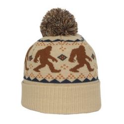 Graphic Watch Cap w/Pom